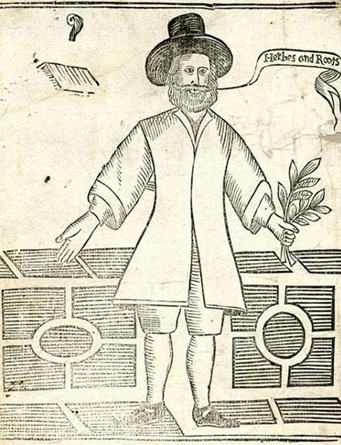 Drawing of a 17th century vegan
