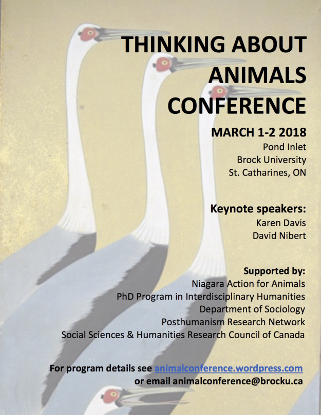 Thinking About Animals conference poster