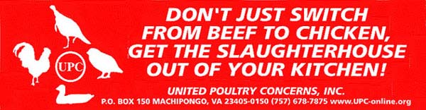 [Don't Just Switch from Beef to Chicken: Get the Slaughterhouse Out of Your Kitchen]