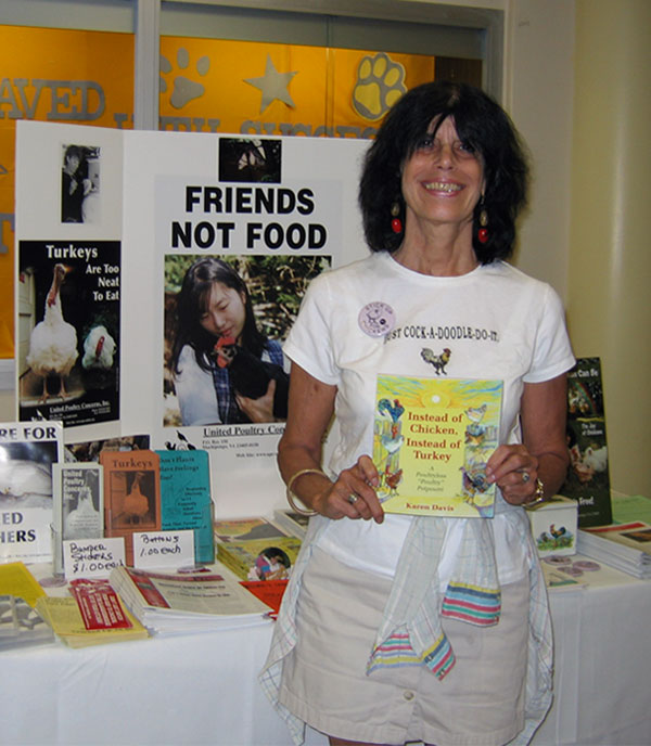 Karen Davis at 2006 Vegetarian Summerfest