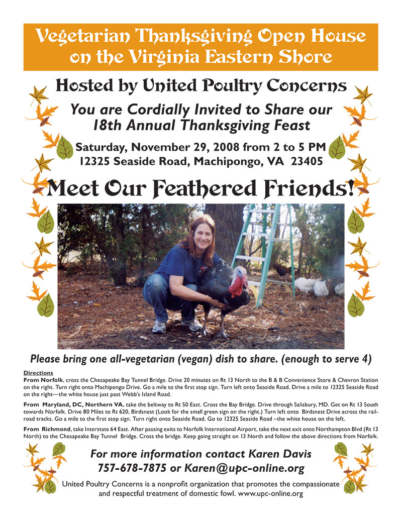 thanksgiving open house