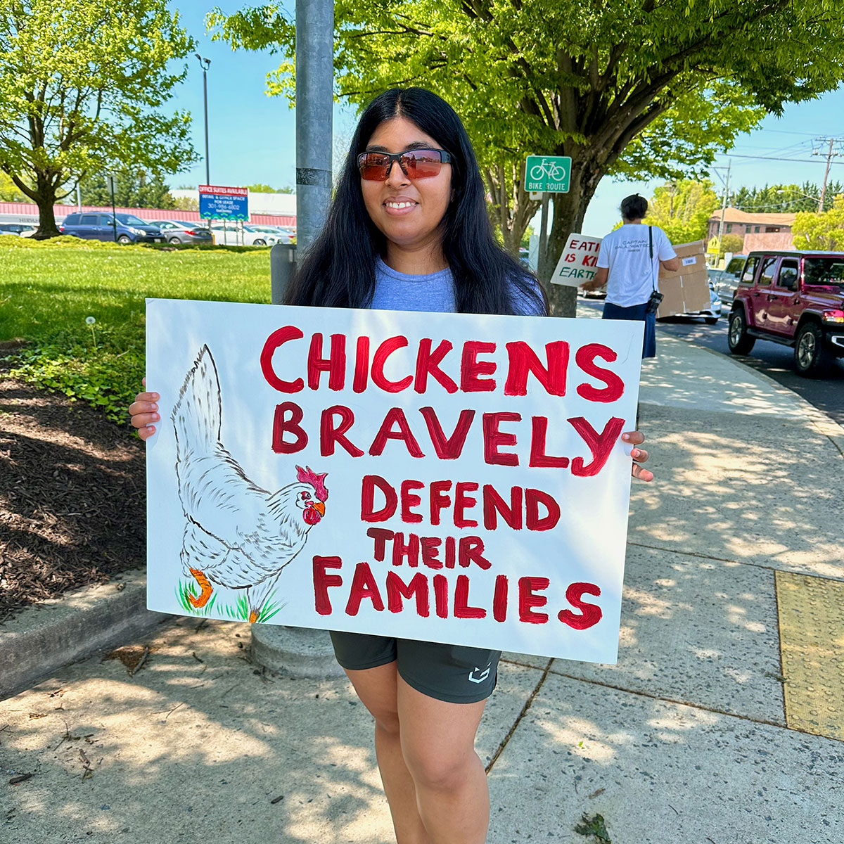 Peaceful demonstration in Olney, MD