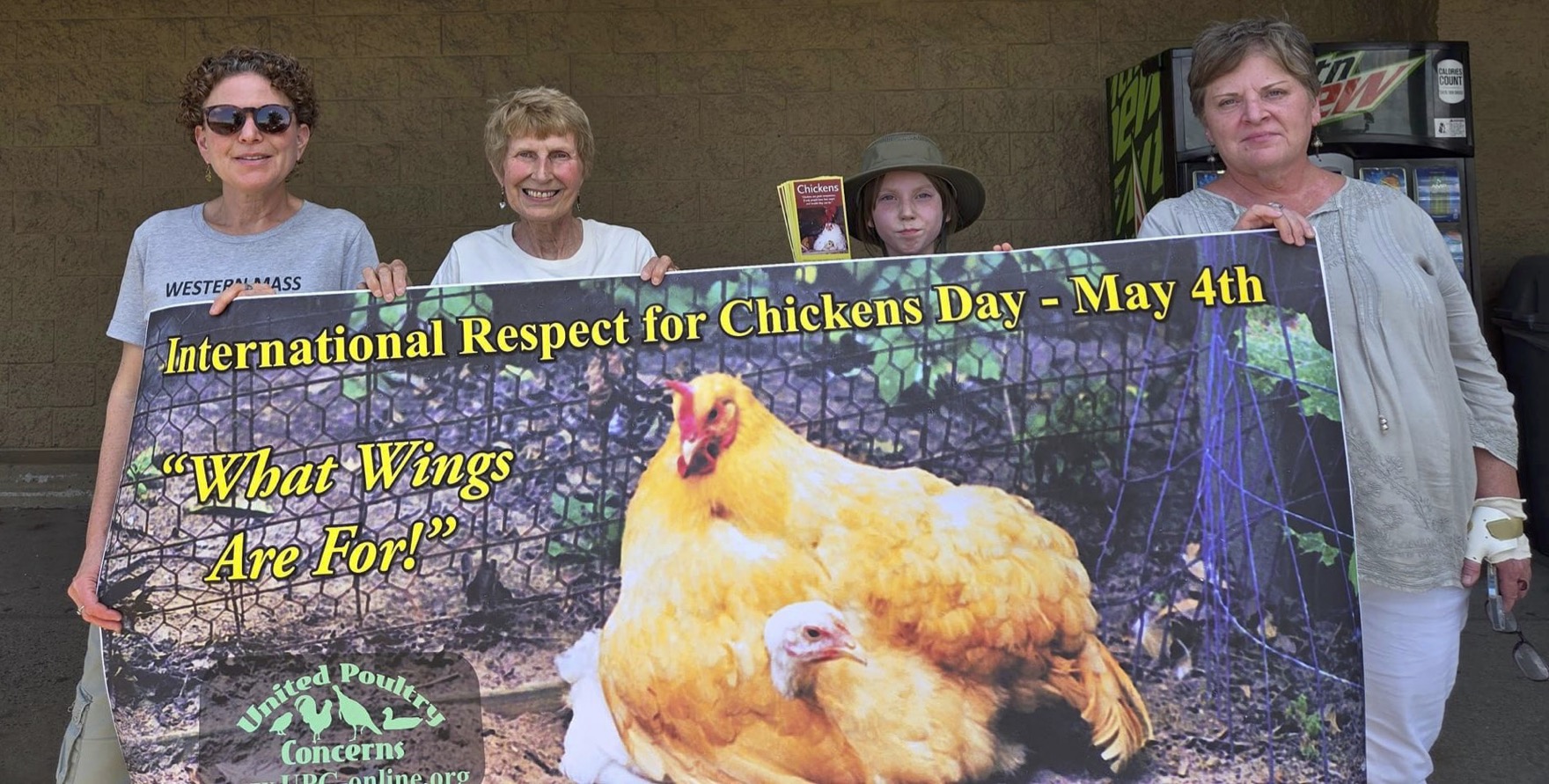 Western Mass. Animal Rights Advocates at Walmart in Hadley, MA