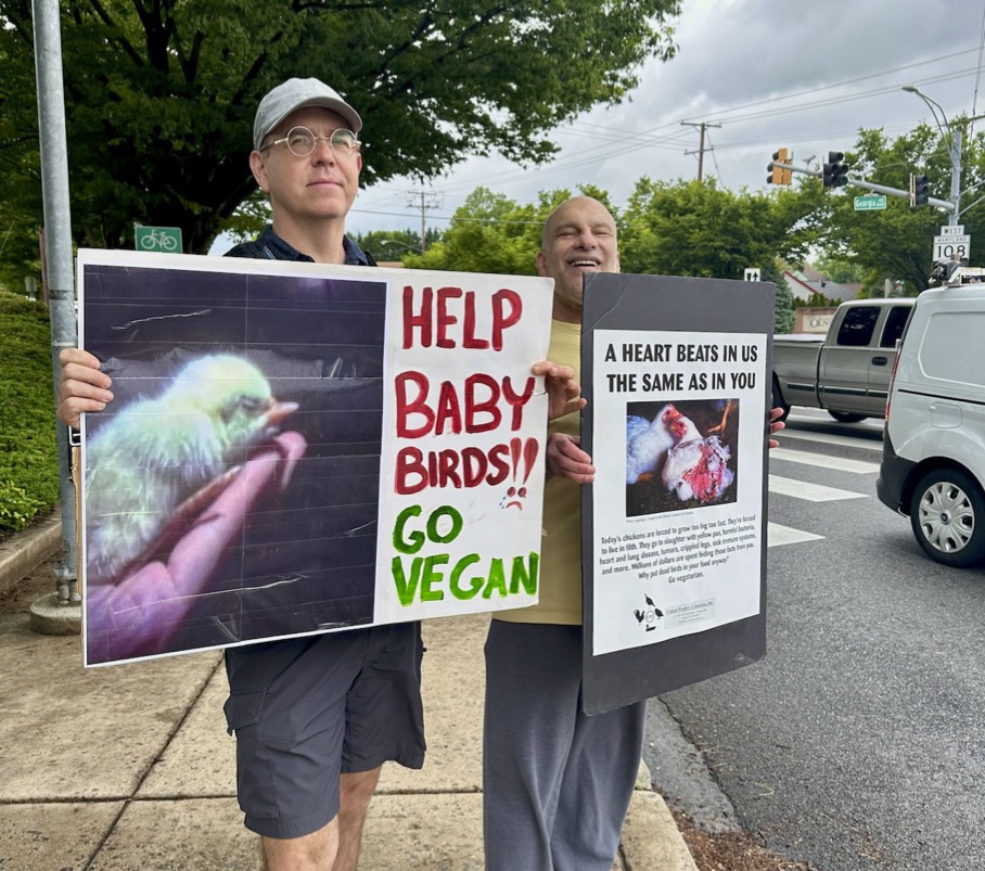 Peaceful demonstration in Olney, MD
