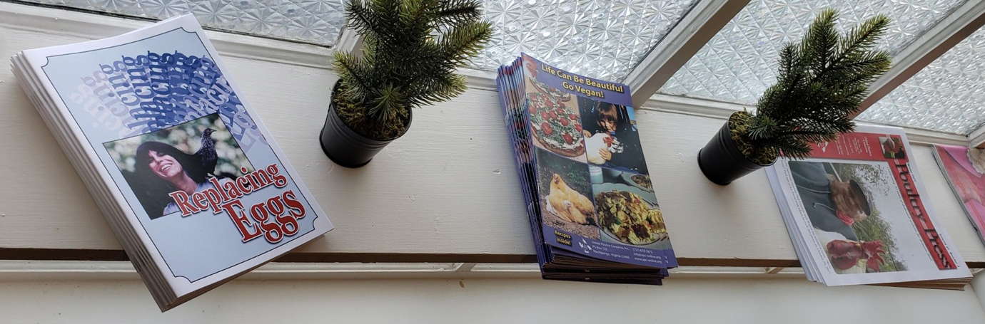 UPC literature displayed in the Minglewood bakery window